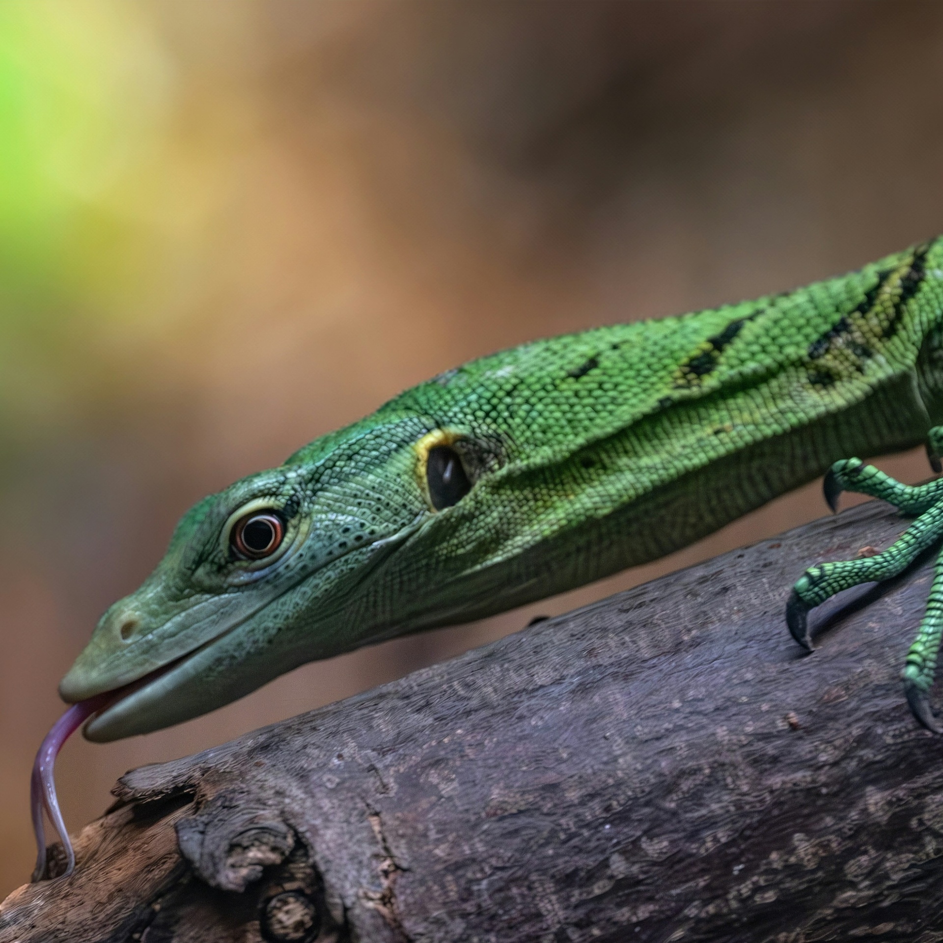 Varanus prasinus — Smaragdwaran